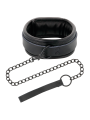 DARKNESS - COLLIER NOIR AVEC CHAÎNE