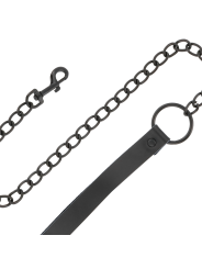 DARKNESS - COLLIER NOIR AVEC CHAÎNE