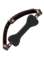 DARKNESS - MORDAZA SILICONA HUESO NEGRO