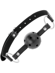 DARKNESS - BLACK BREATHABLE GAG