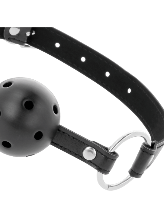 DARKNESS - BLACK BREATHABLE GAG