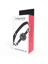 DARKNESS - SCHWARZER ATMUNGSAKTIVER Knebel