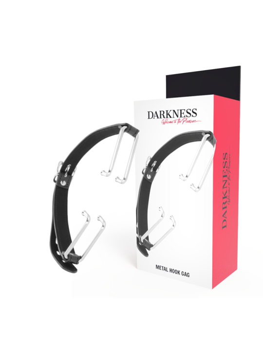 DARKNESS - ZWARTE HAAK GAG