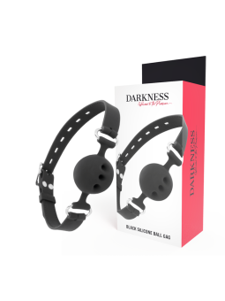 DARKNESS - BTON EN SILICONE RESPIRANT NOIR
