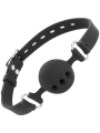 DARKNESS - MORDAA DE SILICONE RESPIRVEL PRETA