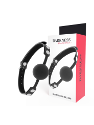 DARKNESS - BILLON EN SILICONE NOIR