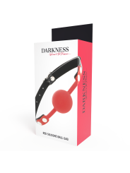 DARKNESS - BÂILLON EN SILICONE ROUGE