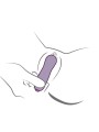 ROCKS-OFF - GLOW GIRL VIBE VIBRADOR DISCRETO ROXO PARA PONTO G