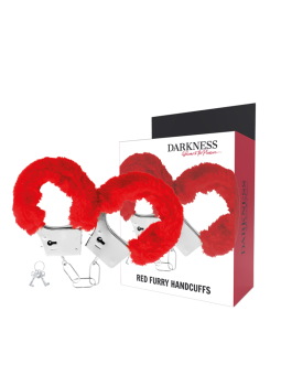 DARKNESS - ALGEMAS DE METAL FORRO VERMELHO