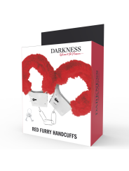 DARKNESS - ROOD GEVOERDE METALEN HANDBOEIEN