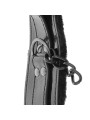 DARKNESS - MANETTE ALLA CAVIGLIA REGOLABILI IN PELLE NERA CON LUCCHETT