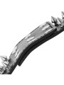 DARKNESS - SCHEDELS EN BOTTEN ZWARTE SPIKED HANDBOEIEN