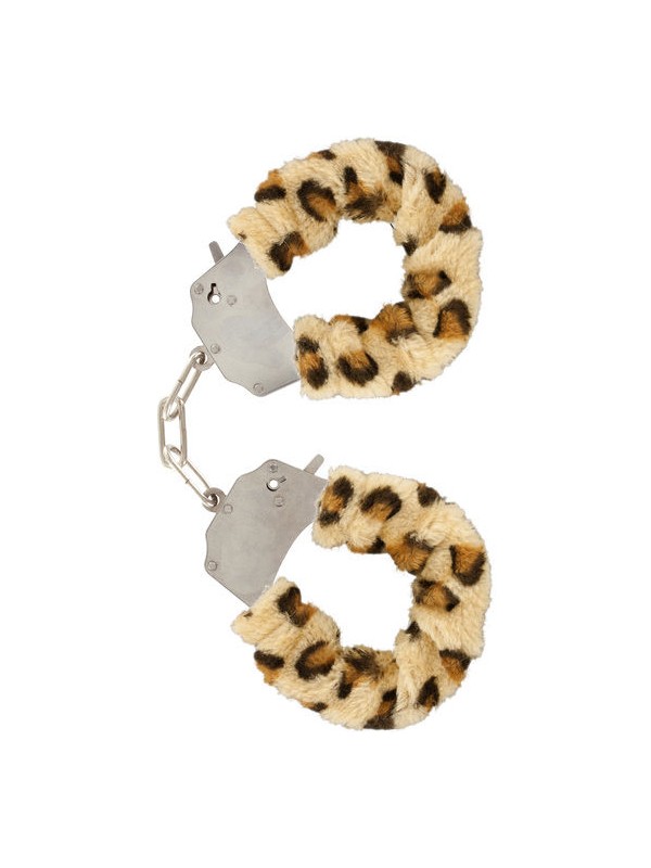 TOYJOY - PUNHOS FURRY FUN BONDAGE LEOPARDO