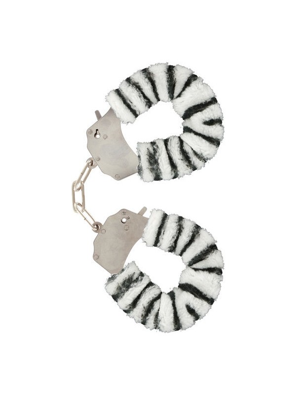 TOYJOY - MANCHETTES FURRY FUN BONDAGE ZÈBRE