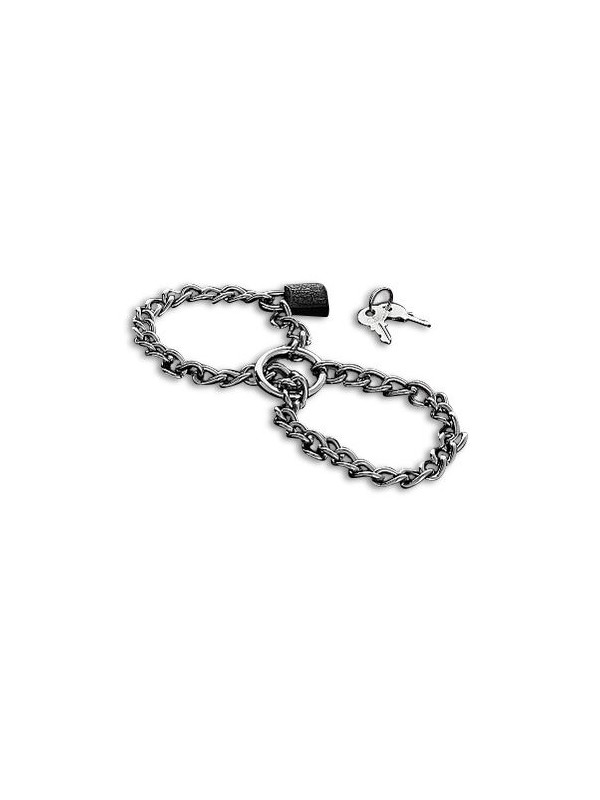 METAL HARD - ESPOSAS CON CADENA DE ACERO INOX.