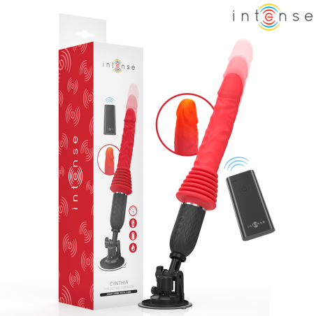 INTENSE - CYNTHIA VIBRADOR DE IMPULSO COM CONTROLE REMOTO E AQUECIMENT