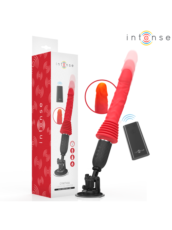 INTENSE - CYNTHIA VIBRATORE A SPINTA CON TELECOMANDO E CALORE