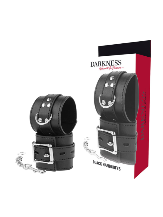 DARKNESS - MANETTE IN PELLE NERA