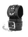 DARKNESS - HANDSCHELLEN AUS SCHWARZEM LEDER