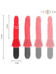 INTENSE - CYNTHIA REMOTE CONTROL THRUSTING VIBRATOR WITH HEAT