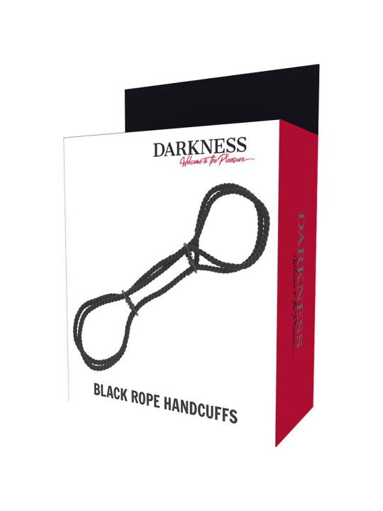 DARKNESS - MENOTTES EN CORDE OU MENOTTES DE CHEVILLE 100% COTON