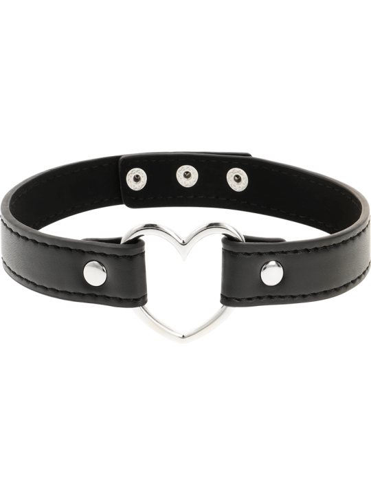 COQUETTE CHIC DESIRE - VEGANES LEDER-HALSKETTE-HERZ-ACCESSOIRE