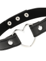 COQUETTE CHIC DESIRE - VEGAN LEATHER NECKLACE WOMAN HEART ACCESSORY