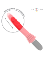 INTENSE - CYNTHIA VIBRADOR DE IMPULSO COM CONTROLE REMOTO E AQUECIMENT