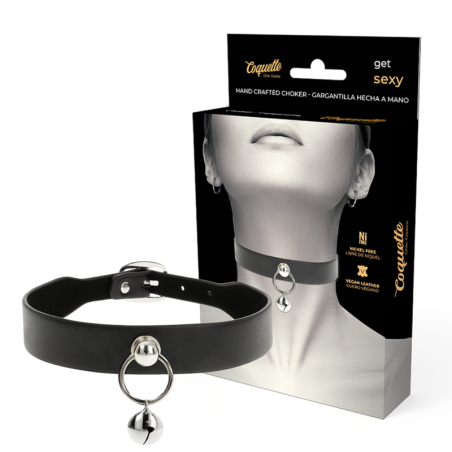 COQUETTE CHIC DESIRE - VEGAN LEATHER NECKLACE WOMAN ACCESSORY RATTLE/H