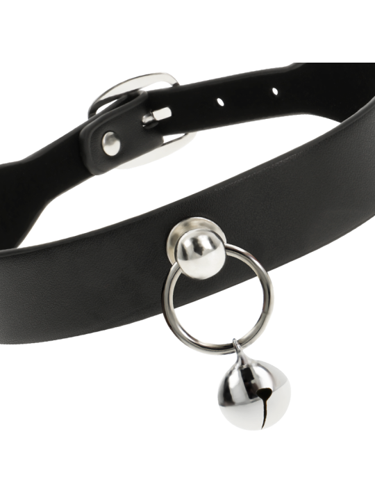 COQUETTE CHIC DESIRE - VEGANE LEDER-HALSKETTE DAMEN-ACCESSOIRE RASSEL/