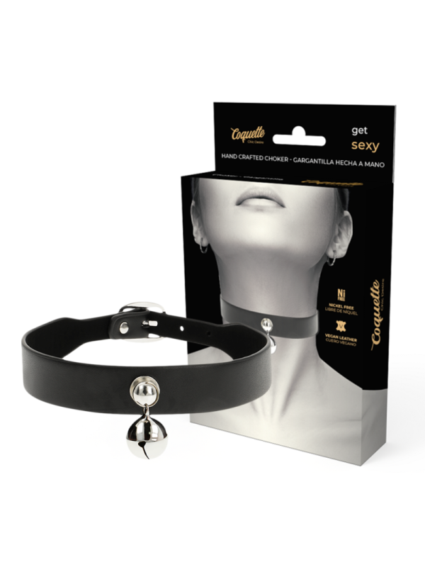 COQUETTE CHIC DESIRE - VEGAN LEDEREN KETTING VROUWEN ACCESSOIRE BEL