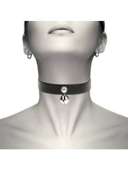 COQUETTE CHIC DESIRE - COLLIER EN CUIR VEGAN FEMME HOCHET ACCESSOIRE