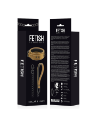 FETISH SUBMISSIVE ORIGEN - NEOPRENE LINED NECKLACE WITH CHAIN