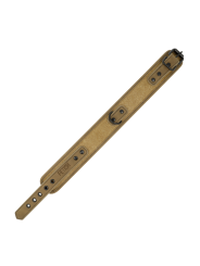 FETISH SUBMISSIVE ORIGIN - COLLIER CHAÎNE DOUBLÉE DE NÉOPRÈNE
