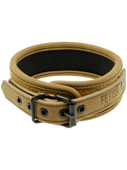 FETISH SUBMISSIVE ORIGEN - NEOPRENE LINED NECKLACE WITH CHAIN