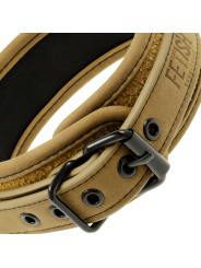 FETISH SUBMISSIVE ORIGIN - COLLIER CHAÎNE DOUBLÉE DE NÉOPRÈNE