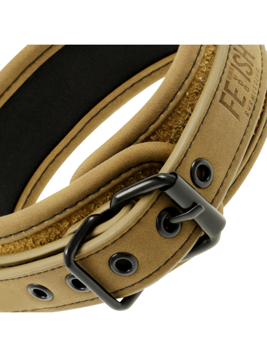 FETISH SUBMISSIVE ORIGEN - NEOPRENE LINED NECKLACE WITH CHAIN