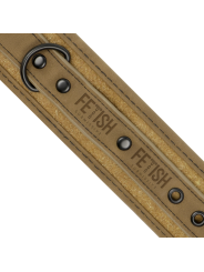 FETISH SUBMISSIVE ORIGEN - ESPOSAS TOBILLOS CUERO VEGANO CON FORRO DE 