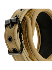 FETISH SUBMISSIVE ORIGEN - MENOTTES DE CHEVILLE EN CUIR VÉGÉTALIEN AVE