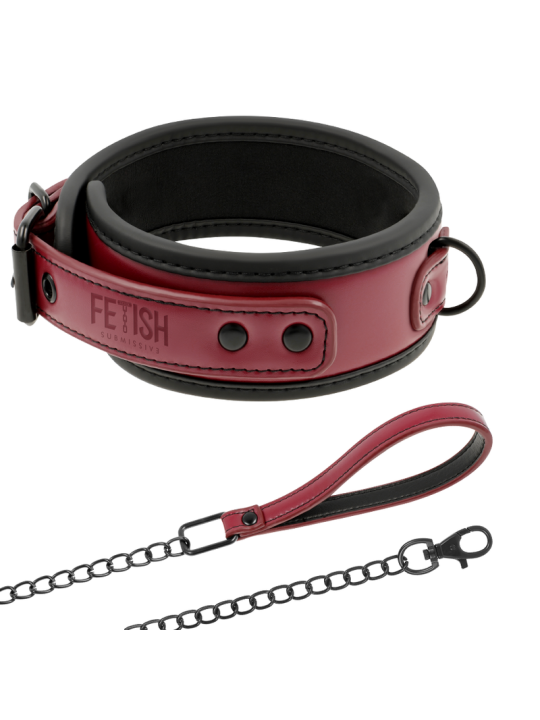 FETISH SUBMISSIVE DARK ROOM - NEOPREEN GEVOERDE KETTING