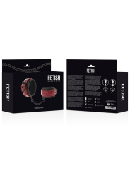 FETISH SUBMISSIVE DARK ROOM - MANETTE VEGAN IN PELLE CON FODERA IN NEO