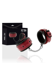 FETISH SUBMISSIVE DARK ROOM - MANETTE ALLA CAVIGLIA VEGAN IN PELLE CON