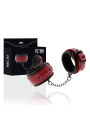 FETISH SUBMISSIVE DARK ROOM - MENOTTES DE CHEVILLE EN CUIR VÉGAN AVEC 