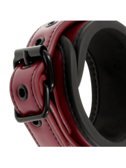 FETISH SUBMISSIVE DARK ROOM - MANETTE ALLA CAVIGLIA VEGAN IN PELLE CON