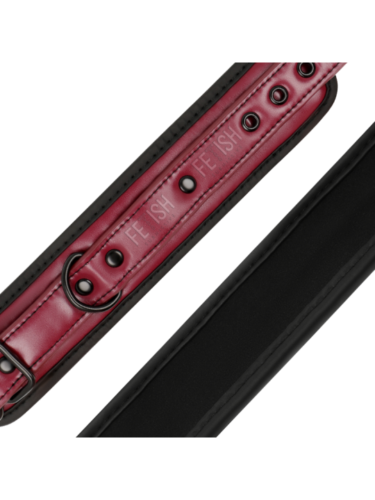 FETISH SUBMISSIVE DARK ROOM - MANETTE ALLA CAVIGLIA VEGAN IN PELLE CON