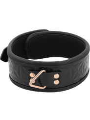 BEGME - BLACK EDITION PREMIUM VEGAN LEATHER COLLAR WITH NEOPRENE LININ
