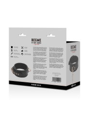 BEGME - BLACK EDITION NEOPREEN VOERING VEGAN LEDEREN KETTING