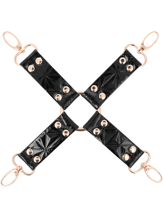 BEGME - BLACK EDITION HOG TIE CUERO VEGANO