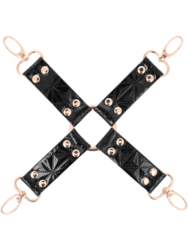 BEGME - BLACK EDITION HOG TIE CUERO VEGANO