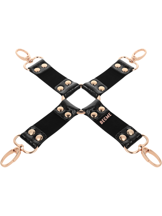 BEGME - BLACK EDITION VEGANE LEDER-HOG-KRAWATTE